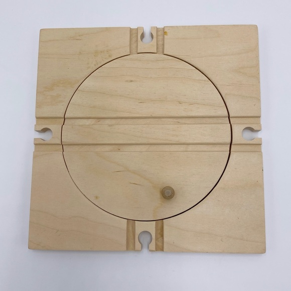 Toys Wooden Train Track Turntable Track Poshmark